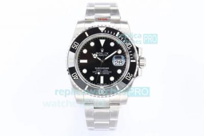 EW Factory Swiss 3135 Rolex Submariner Date Replica Watch Black Dial 40MM